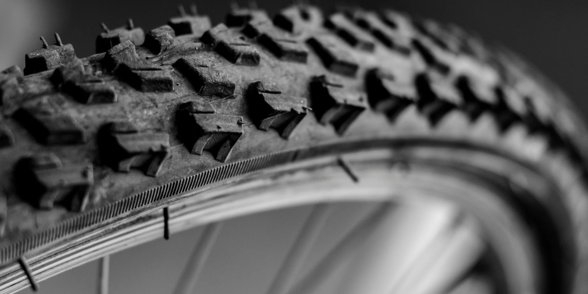 Ansicht des Reifenprofils von oben