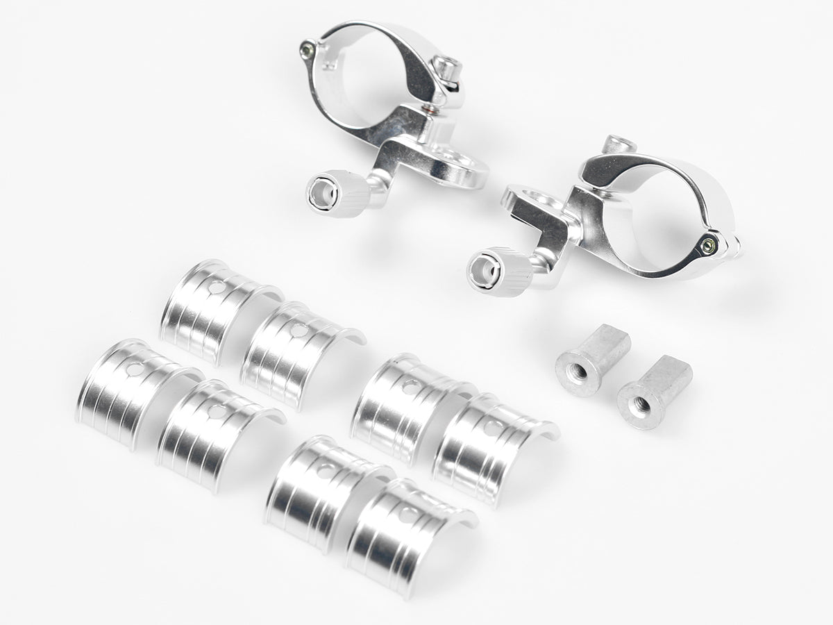 Downtube Shifter Handlebar Mount - Silver