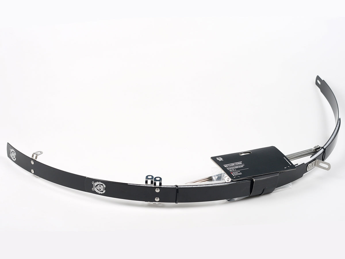 Classic Alloy Schutzbleche Set - VR + HR - schwarz matt