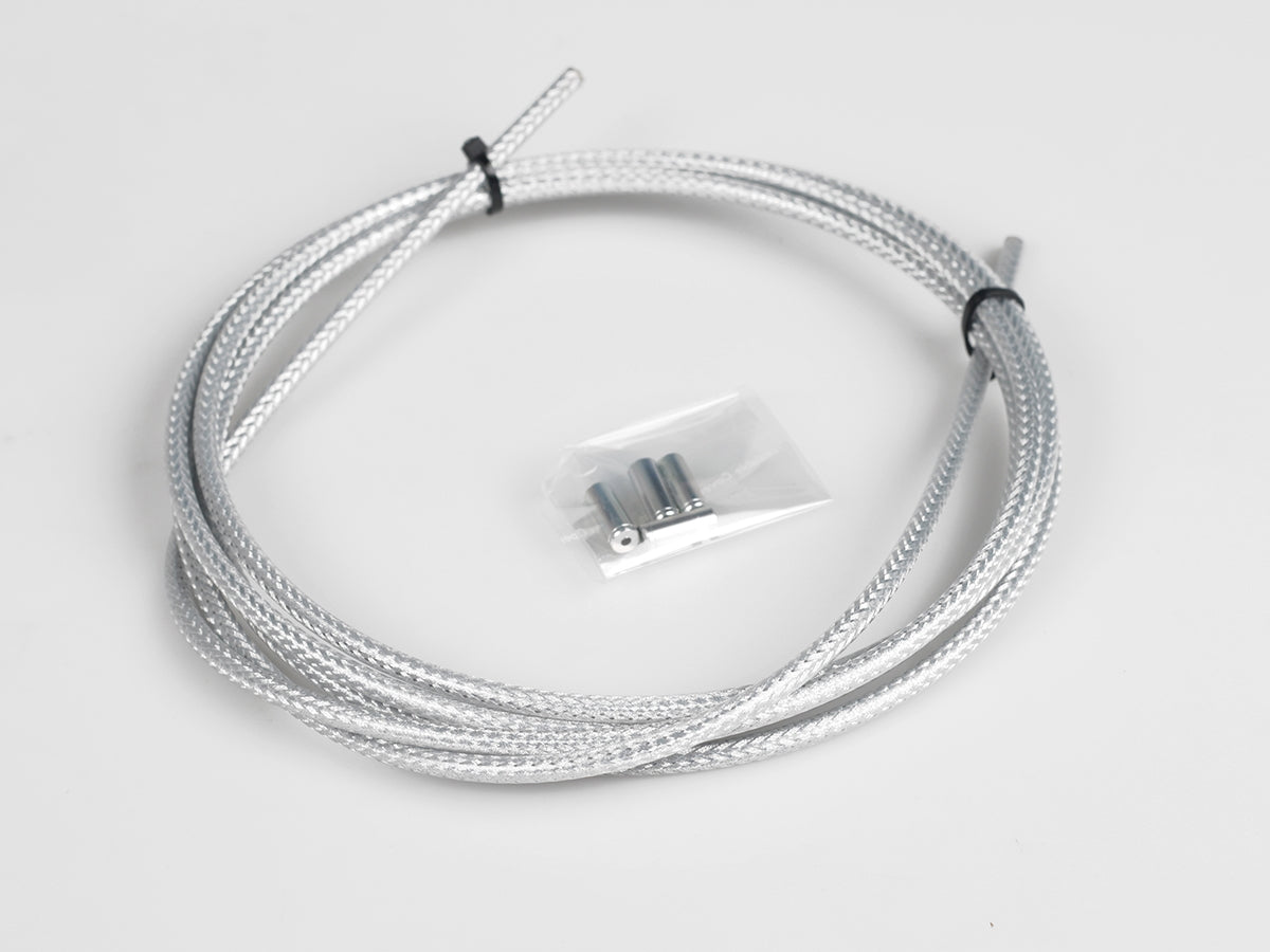 Bremszughülle 2,5m - carbon silber