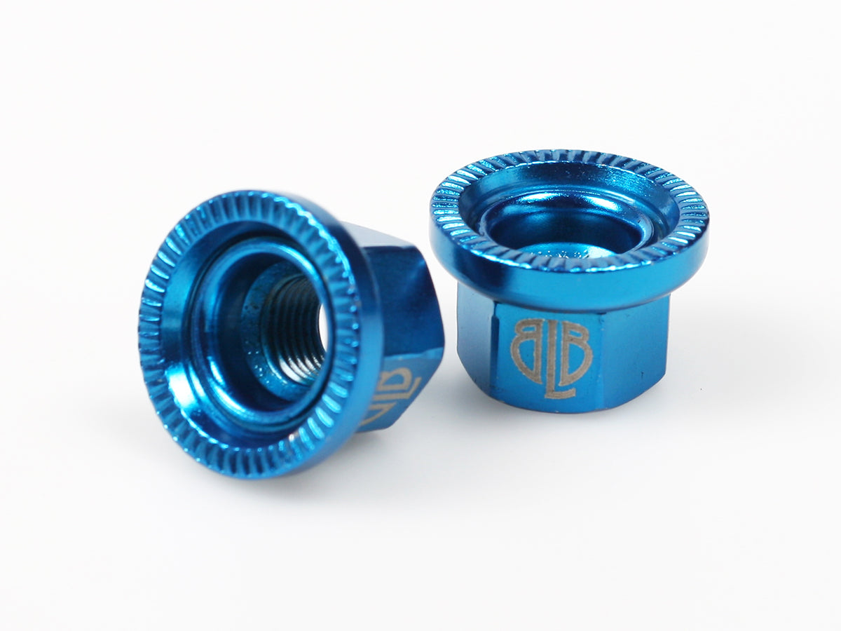 Track Nuts Achsmutter M9 Paar - VR - blau