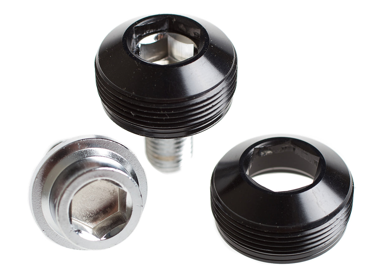 Alloy Cup Crank Bolts - Kurbelschrauben - Schwarz