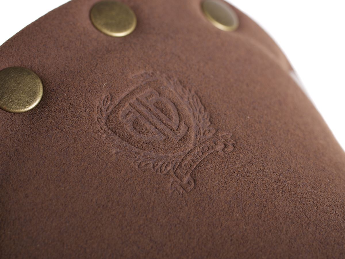 Raven Sattel - braun - Wildleder