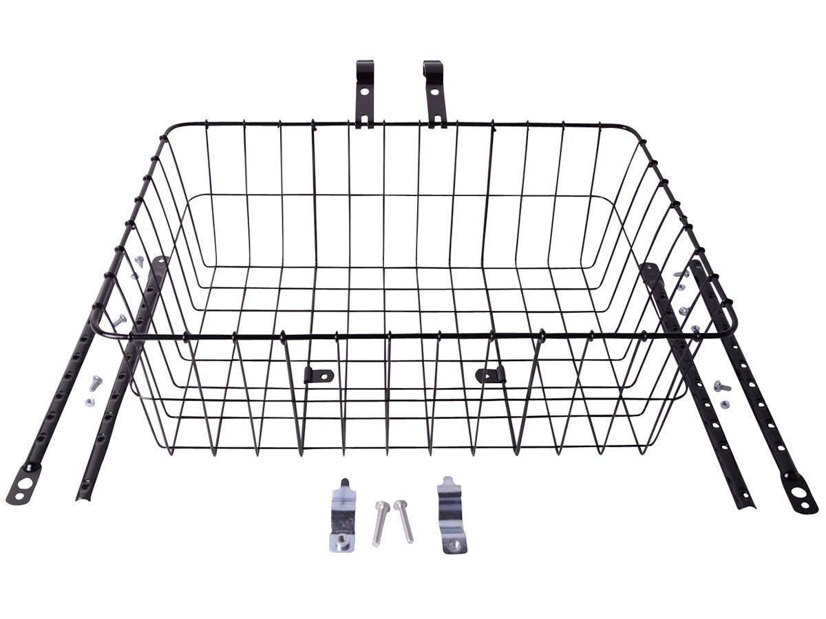 1393 Large Korb für Vorderradmontage - schwarz