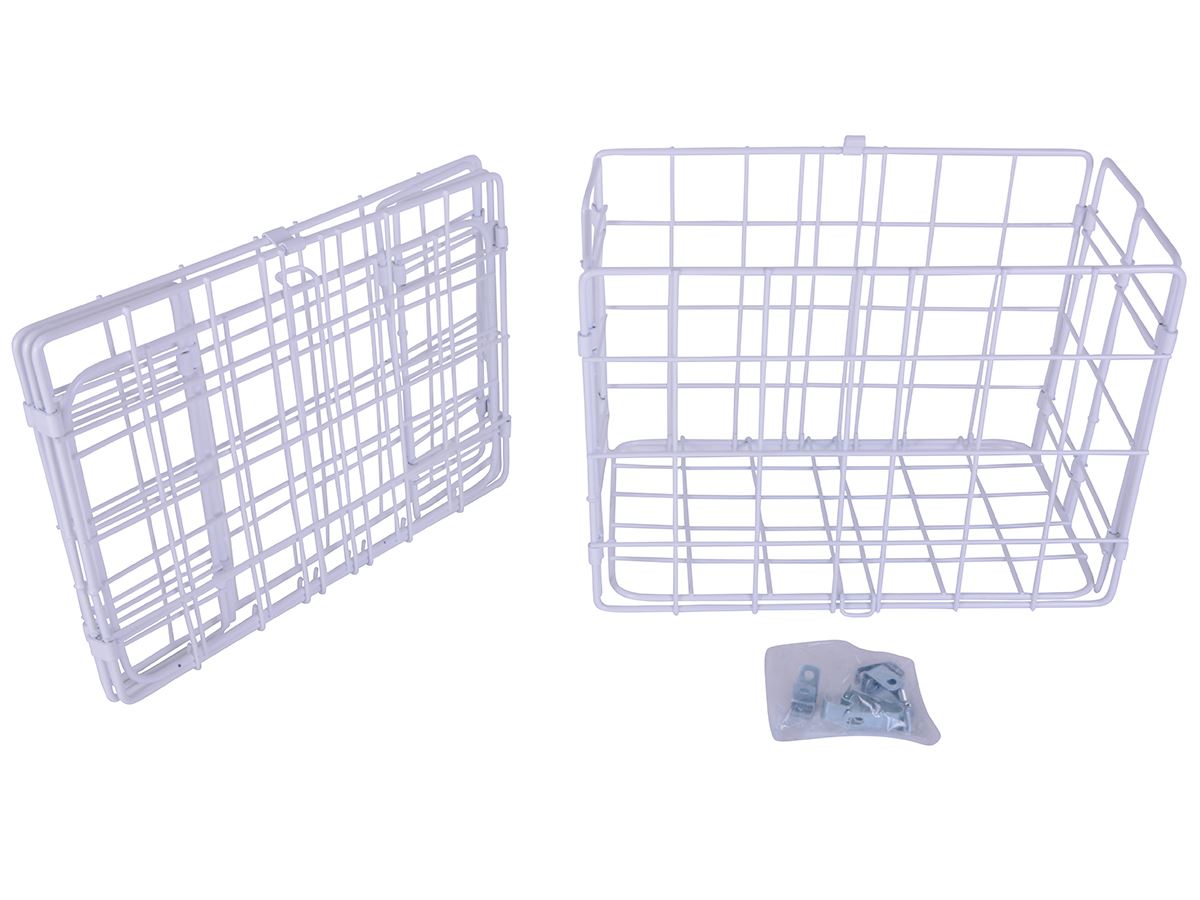 582 Folding Basket - White