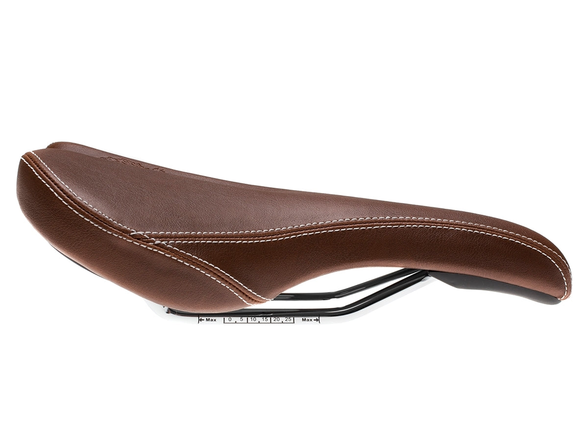 Curve Ladies Saddle - Honey Brown
