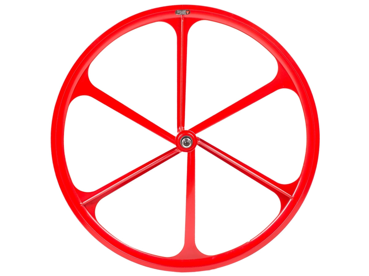 6 Spoke Vorderrad - Rot