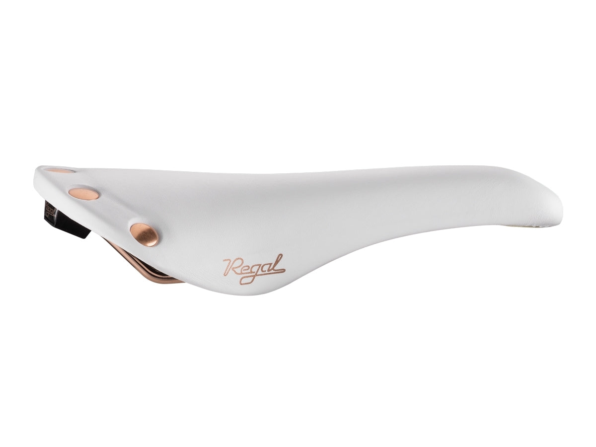 Regal Leather Saddle - White
