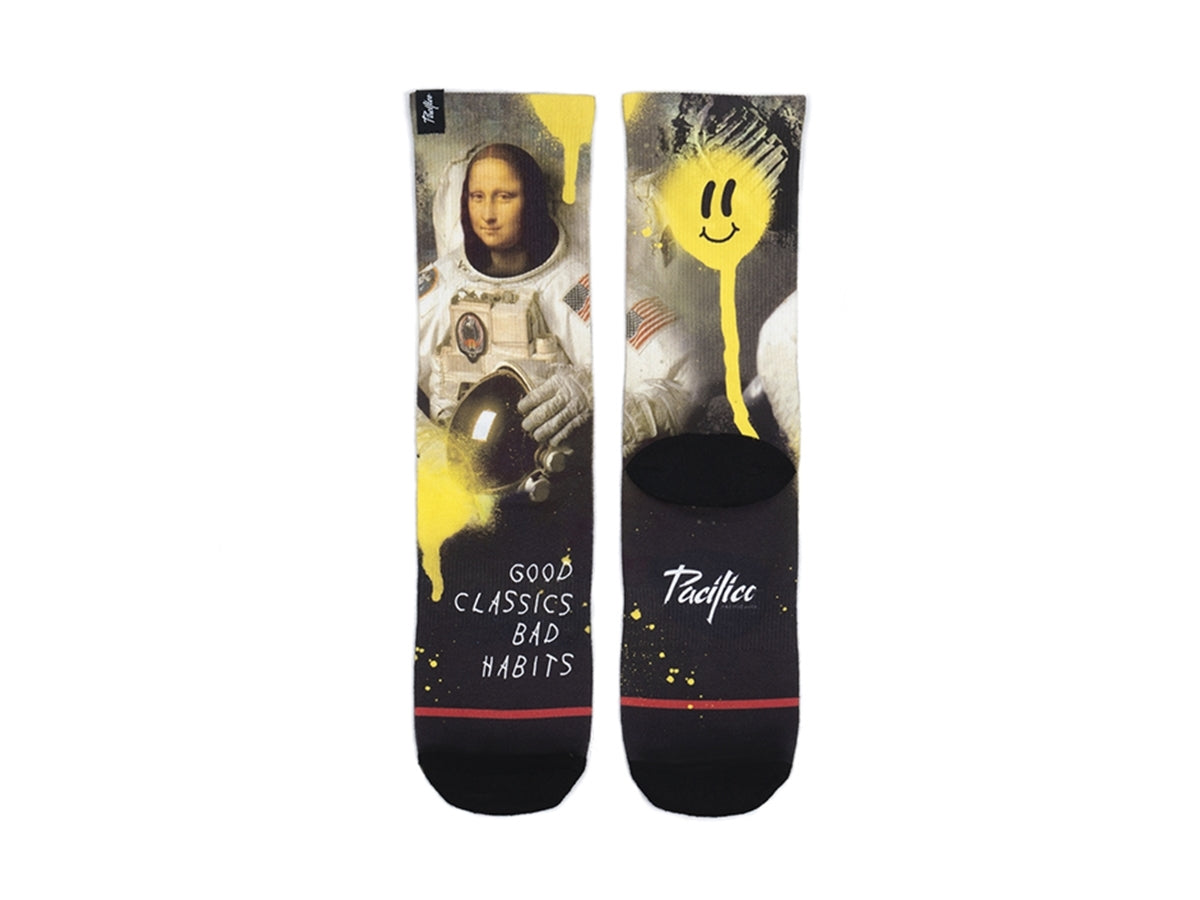 Socken Moona Lisa - Schwarz/Multi