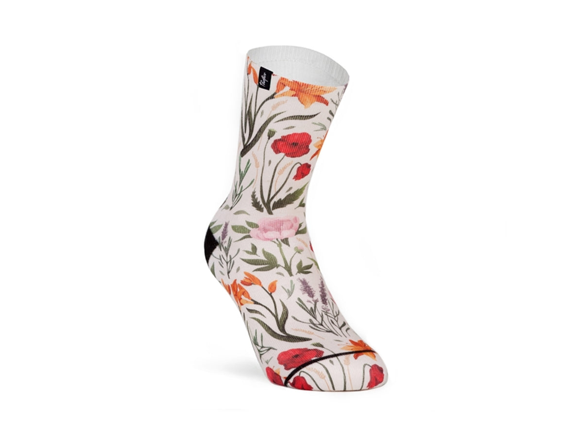 Damensocken Blossom - Weiß/Multi