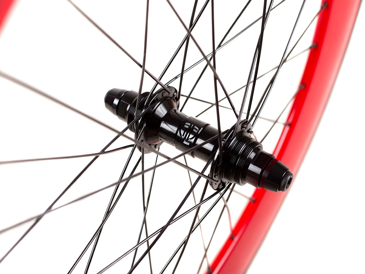 Notorious 90 Hinterrad - rot/schwarz