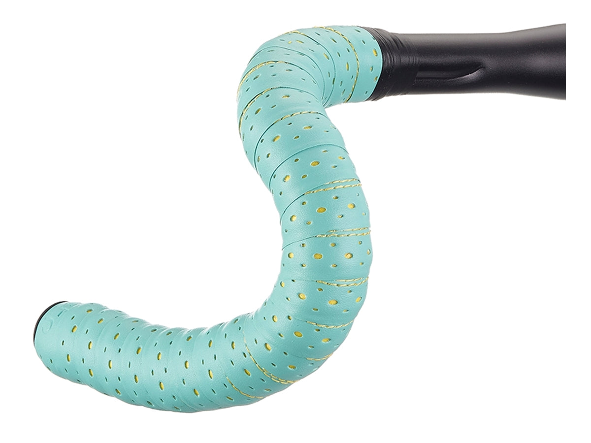 Supreme Pro Faux Leather Bar Tape 3mm - Celeste/Yellow