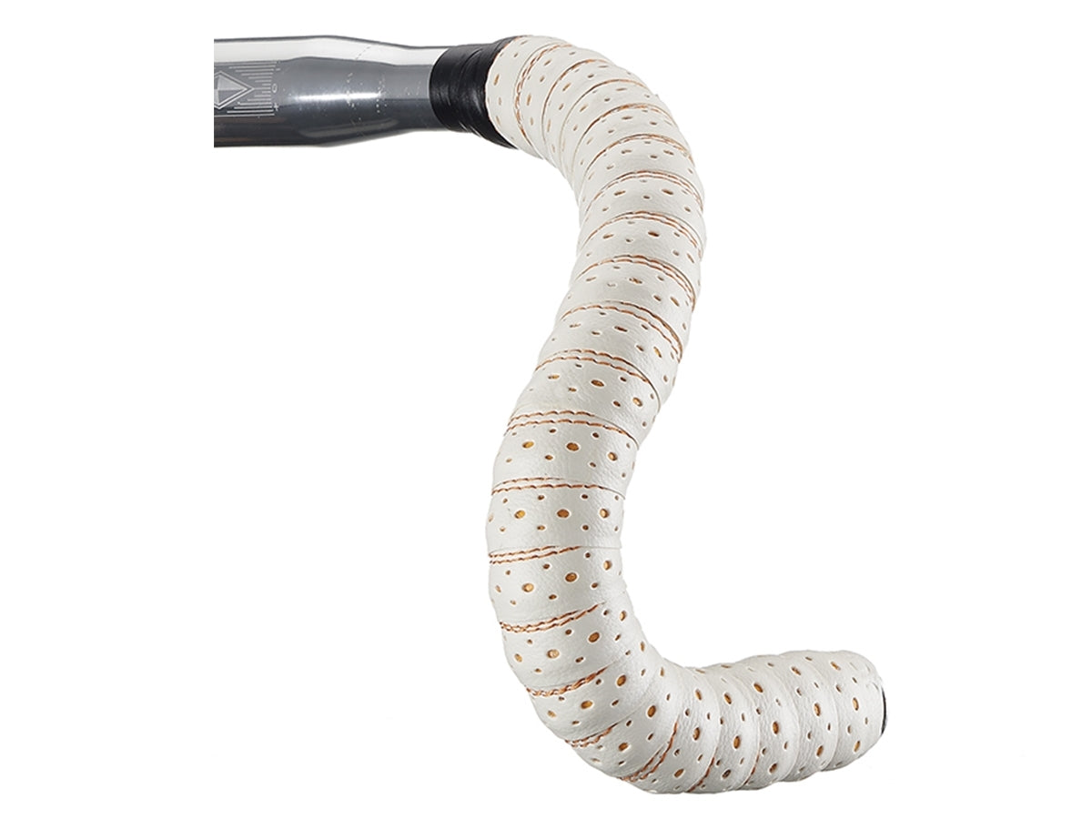 Supreme Pro Faux Leather Bar Tape 3mm - White/Copper