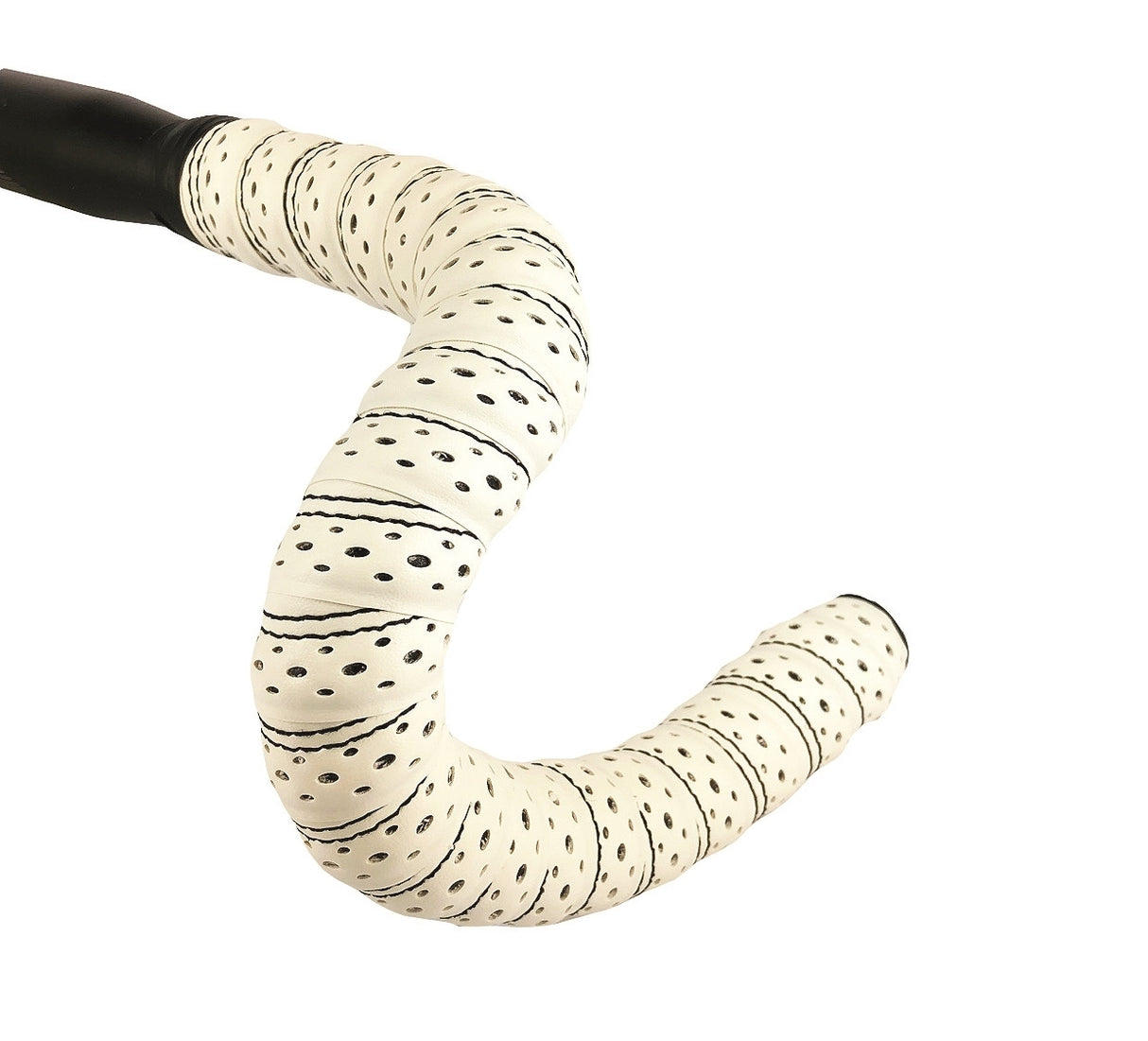 Supreme Pro Faux Lenkerband 3 mm - Weiß/Schwarz