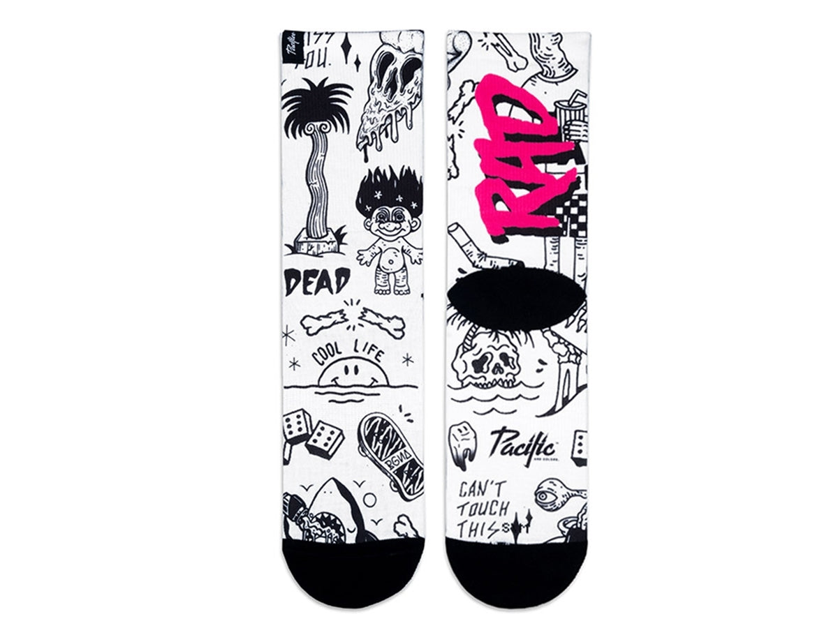 Socken Rad - Weiß/Multi
