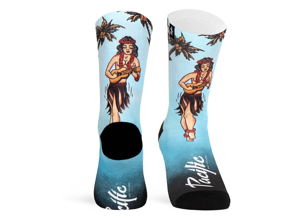 Socken Hula Girl - Blau