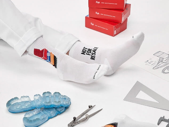 Socken Not for Resale - Weiß