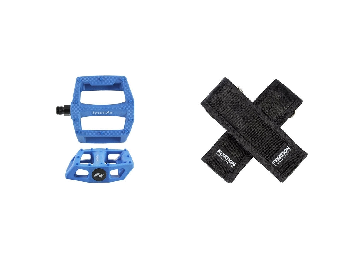 Gates Pedal with Strap Kit - Blue/Black