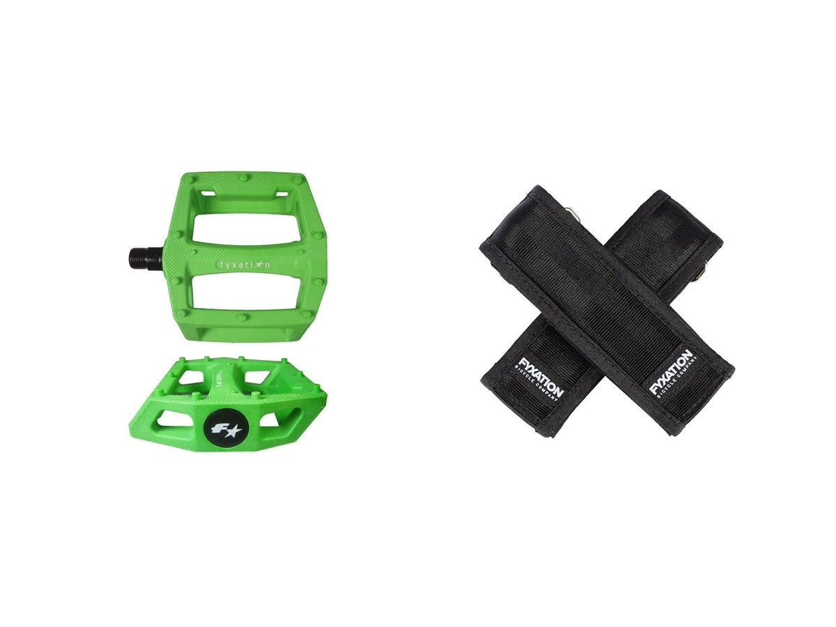 Gates Pedal with Strap Kit - Green/Black