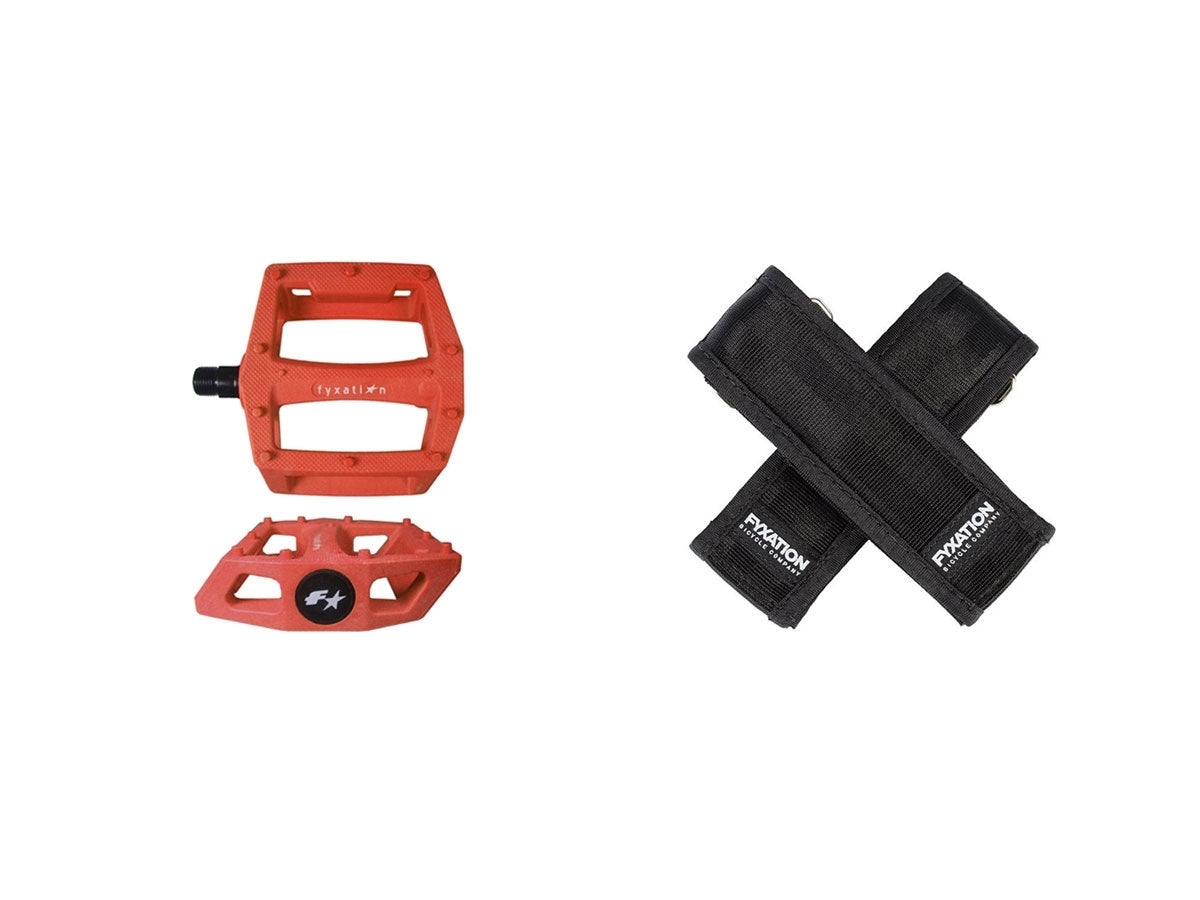 Gates Pedal with Strap Kit - Orange/Black
