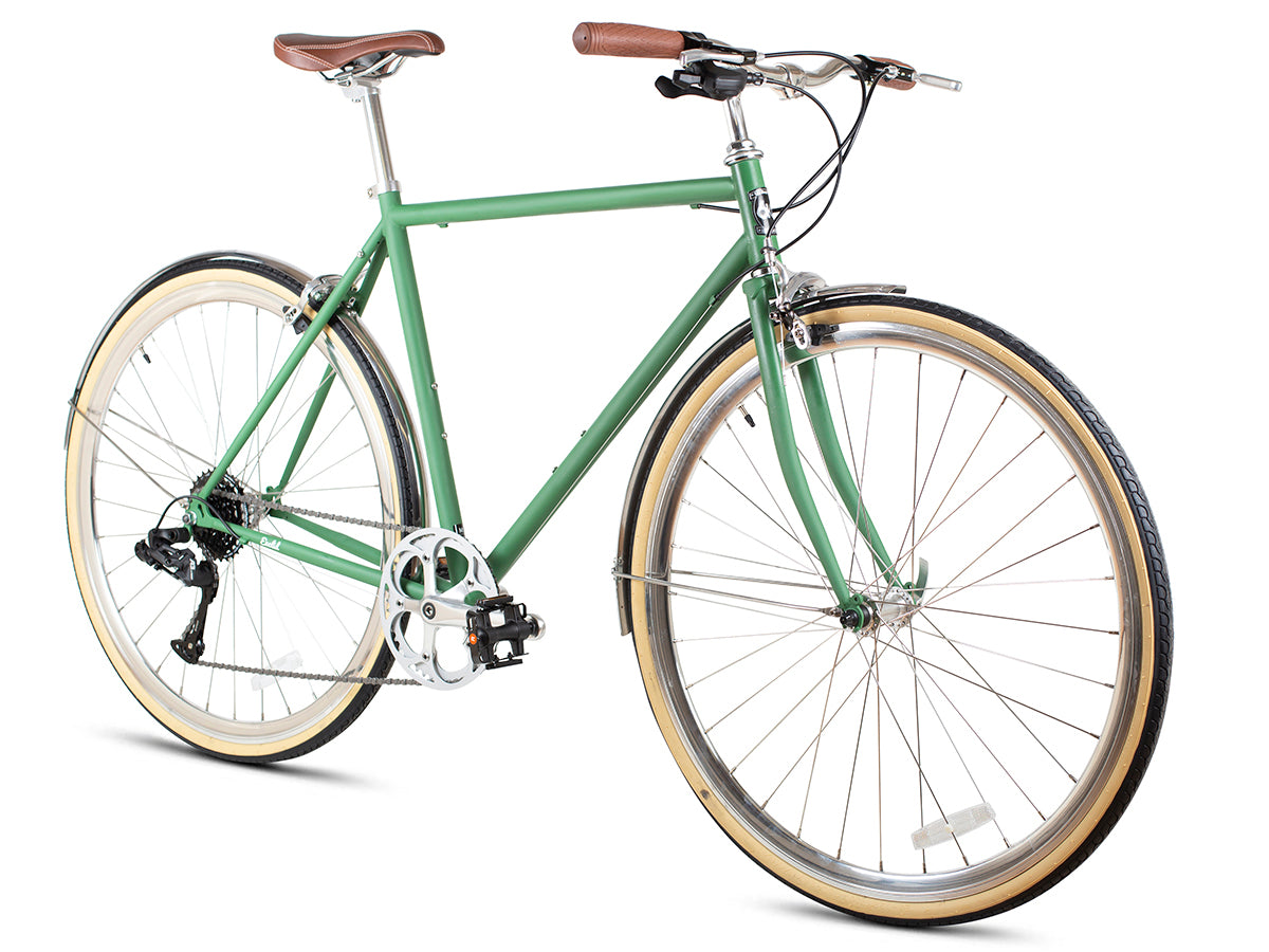 Odyssey 8SP City Bike - army green