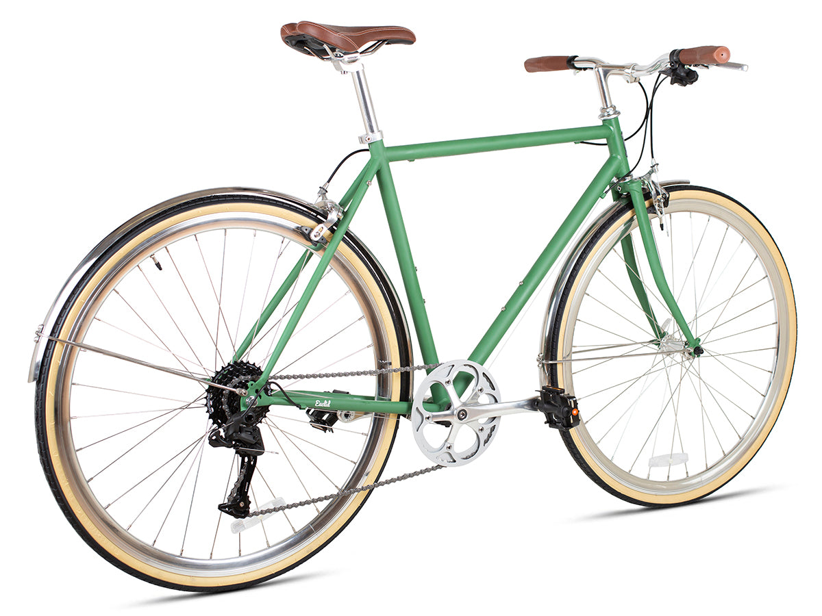 Odyssey 8SP City Bike - army green