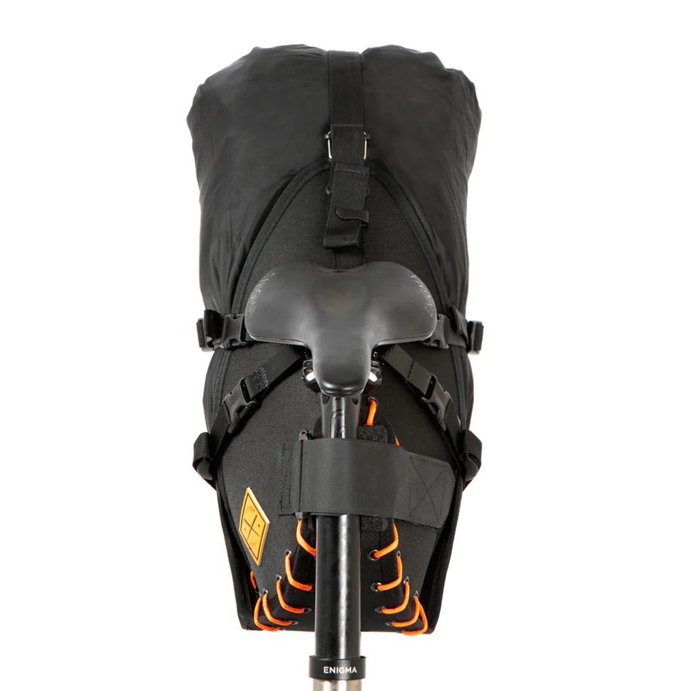 Satteltasche mit Drybag - 18 L - schwarz