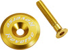 Steuersatzkappe mit Aluminiumschraube - gold