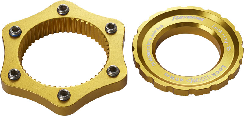 Center Lock Adapter - gold Reverse