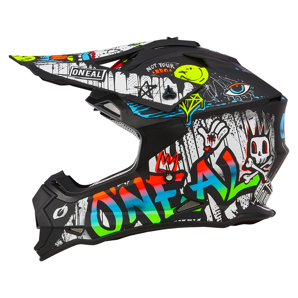 2SRS Helmet RANCID - black/white