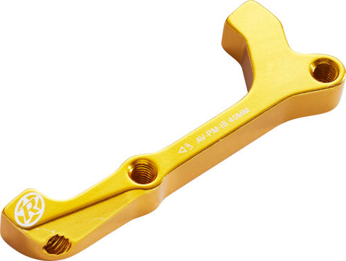 Disc Adapter Hinterrad Avid von IS auf Postmount - gold