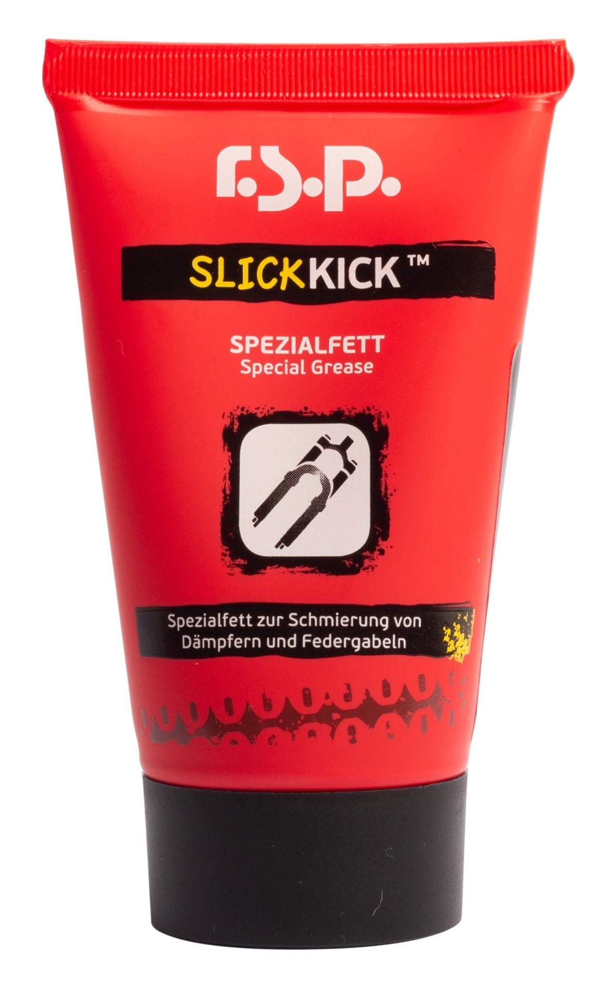 Slick Kick Dämpfer und Gabel Fett empfohlen von Fox