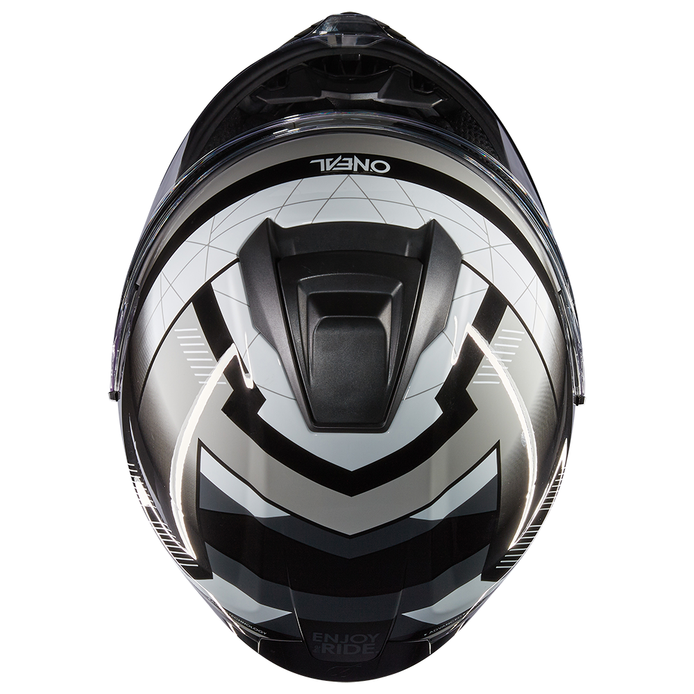 CHALLENGER Helm EXO black/gray/white