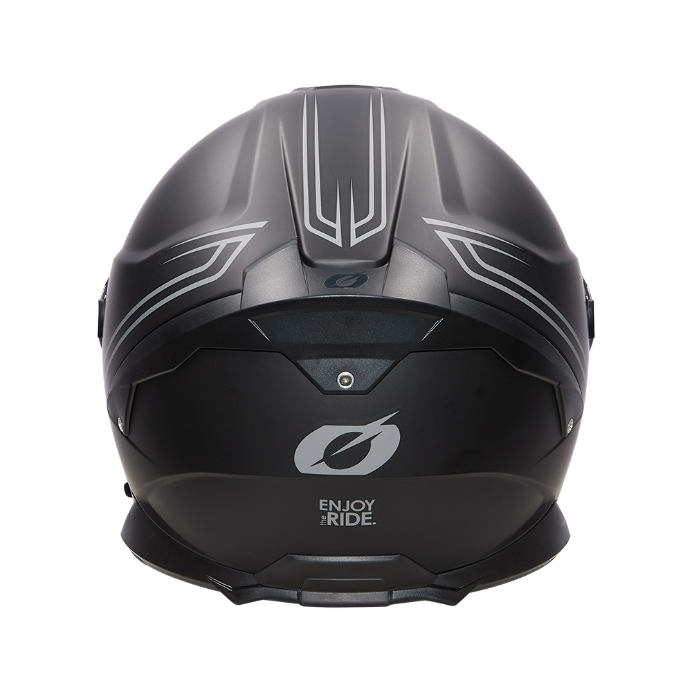 Casco CHALLENGER EXO nero/bianco