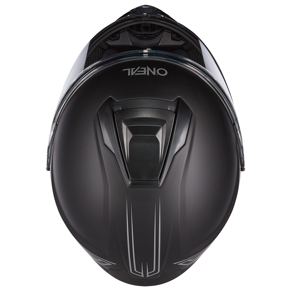 Casco CHALLENGER EXO nero/bianco