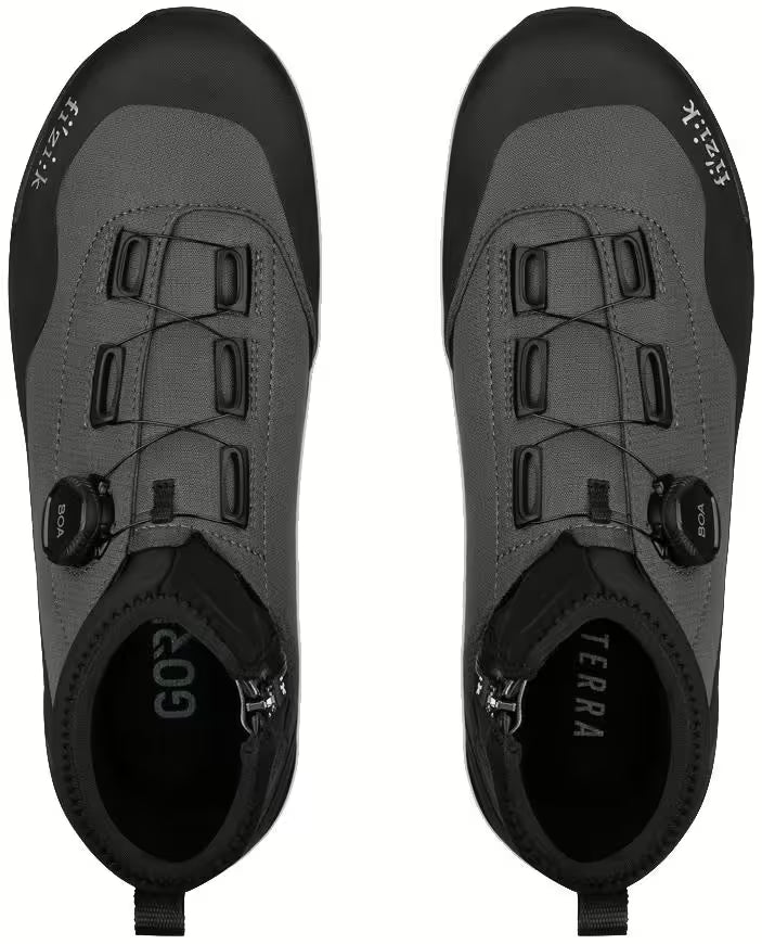 MTB-Winterschuh Terra Nanuq GTX Flat - black / grey fizik