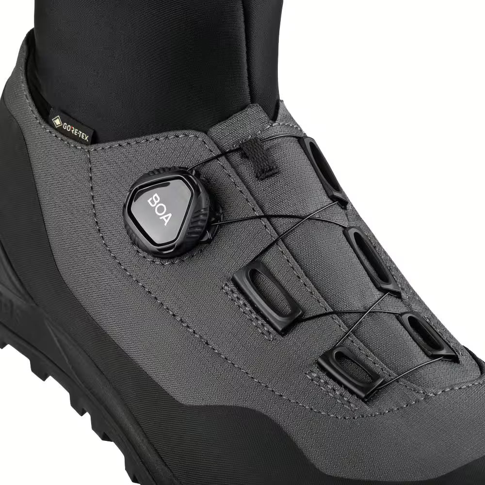 MTB-Winterschuh Terra Nanuq GTX Flat - black / grey fizik
