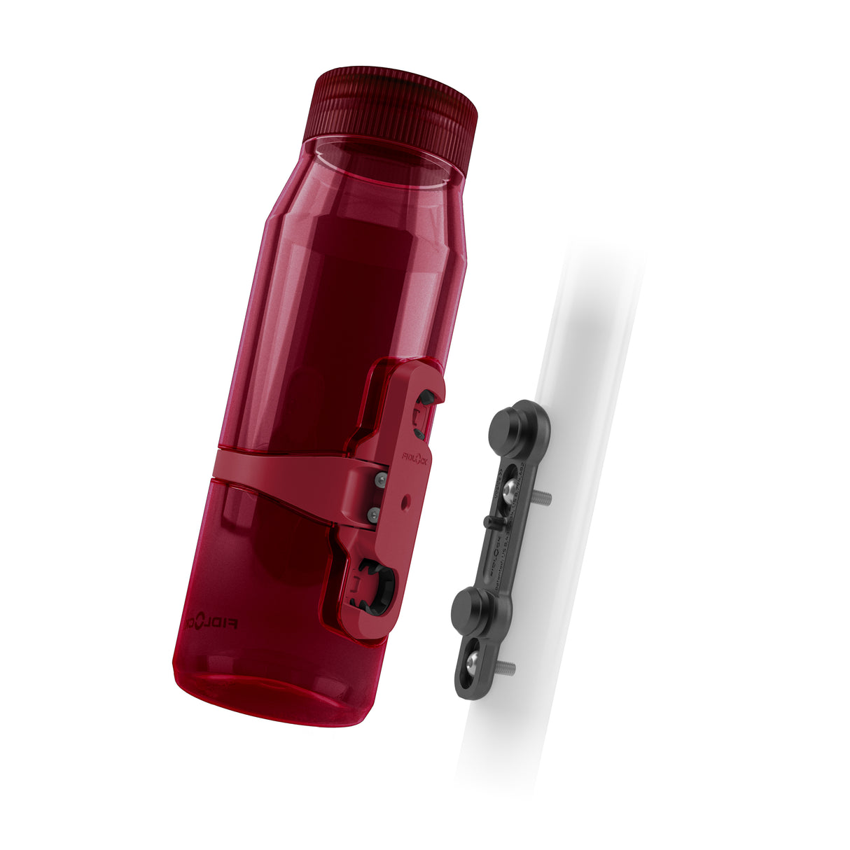 TWIST SET + bottle 700 life - clear dark red
