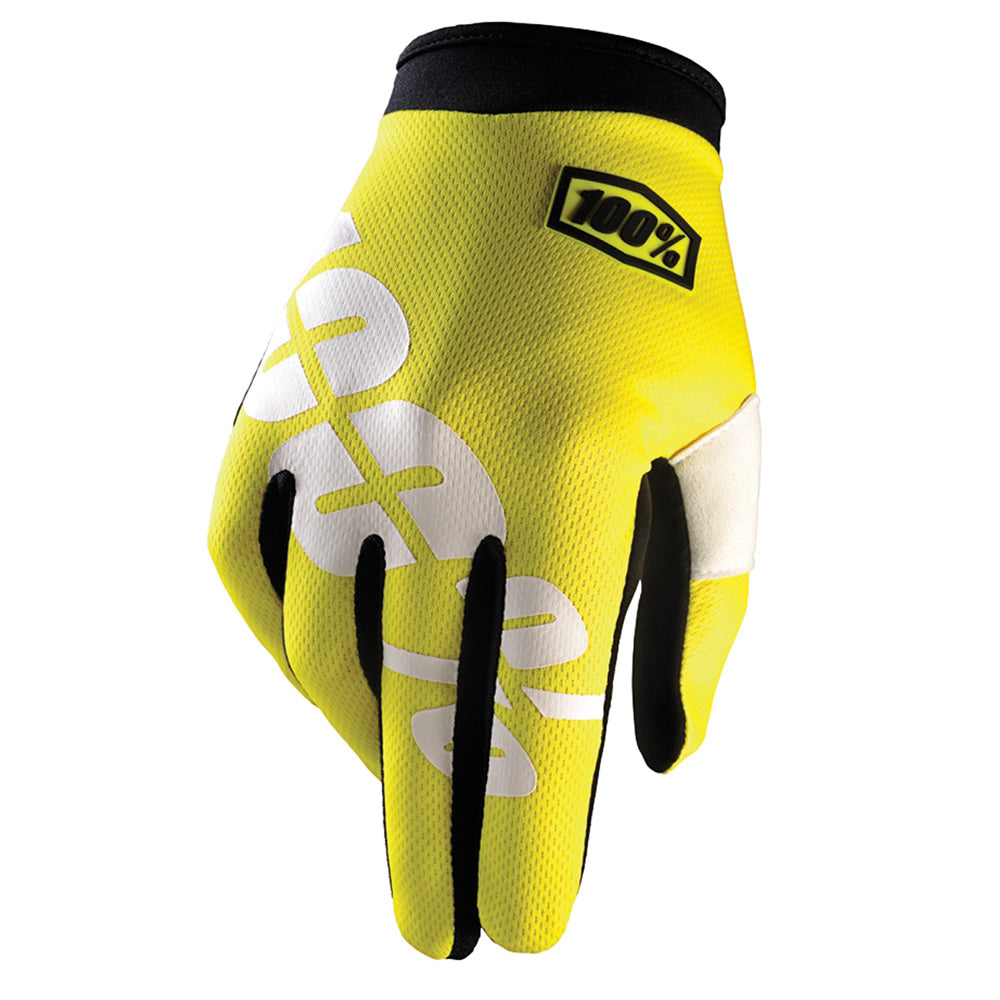 Kinder Handschuh Motorcross Itrack Junior neon - gelb