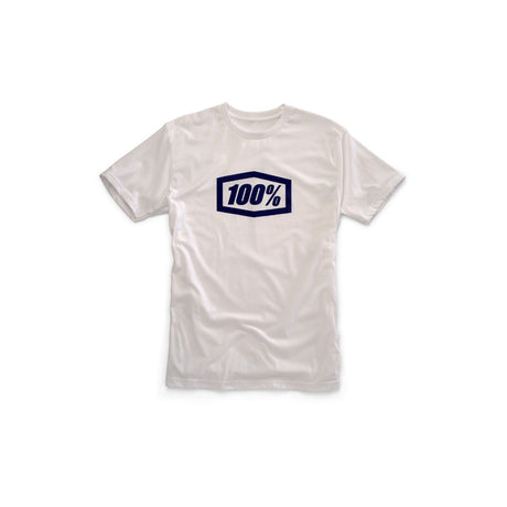 T-Shirt Essential white - blue