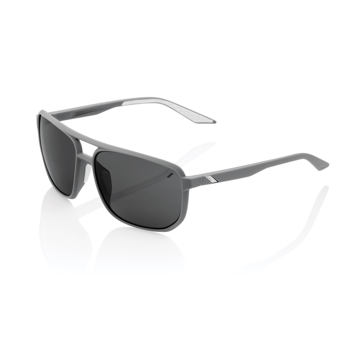 Konnor Aviator Square Sonnenbrille Smoke Lens - Dunkelgrau