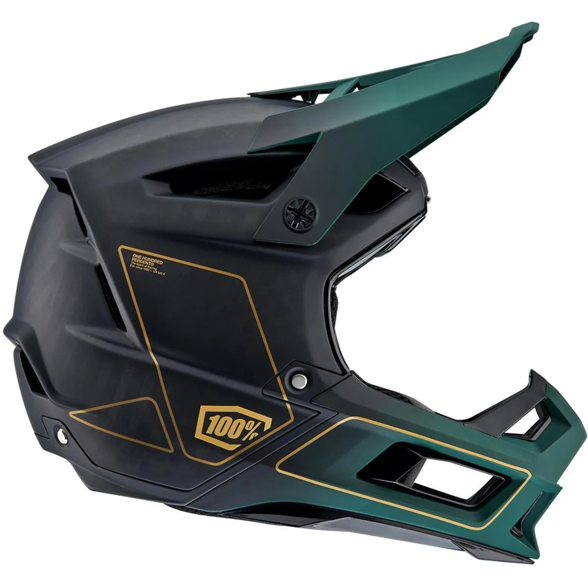 Aircraft 2 Helm - Gold/Forest Green