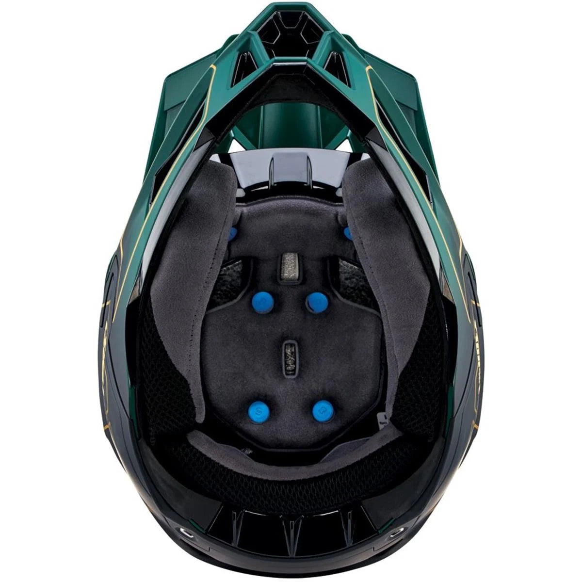 Aircraft 2 Helm - Gold/Forest Green