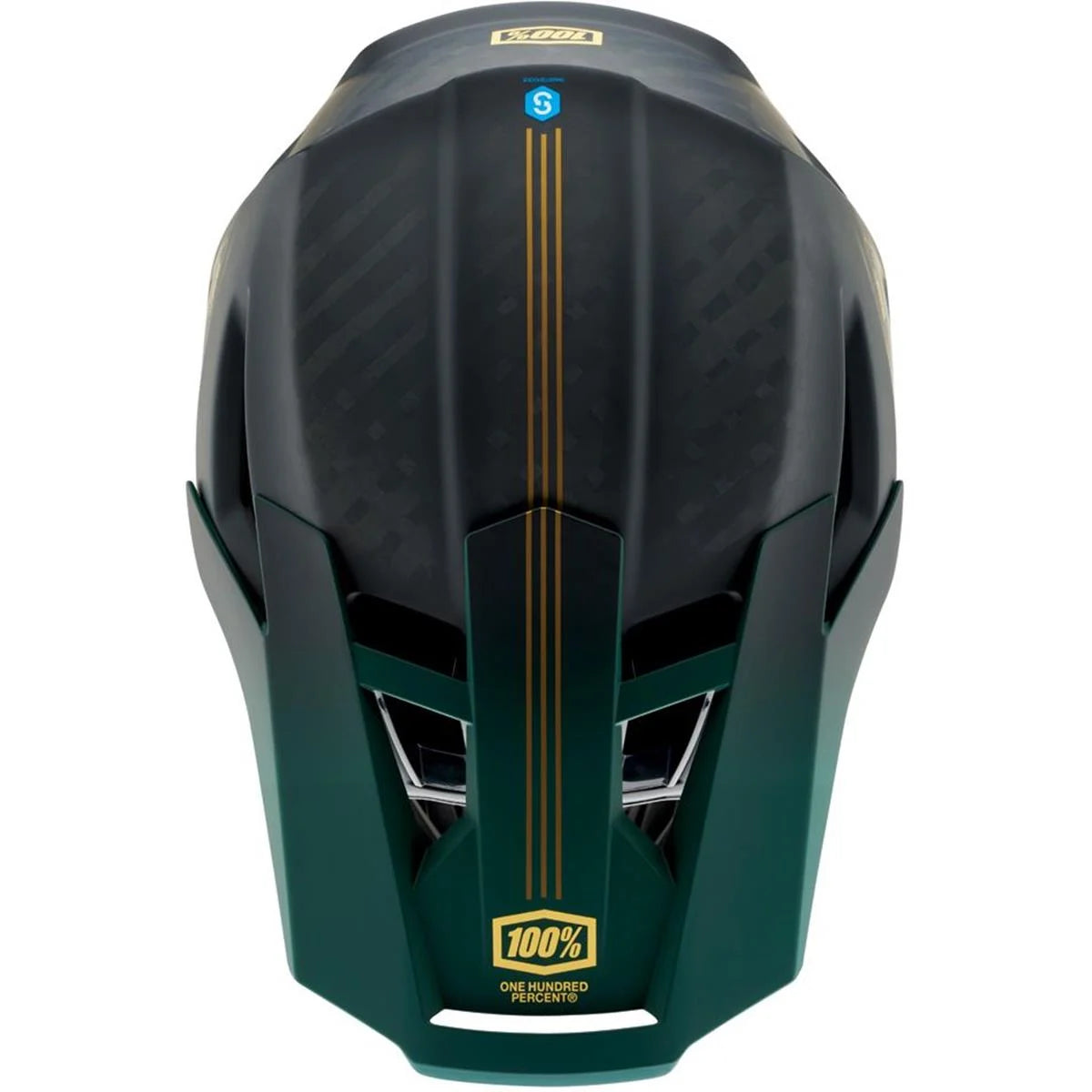 Aircraft 2 Helm - Gold/Forest Green