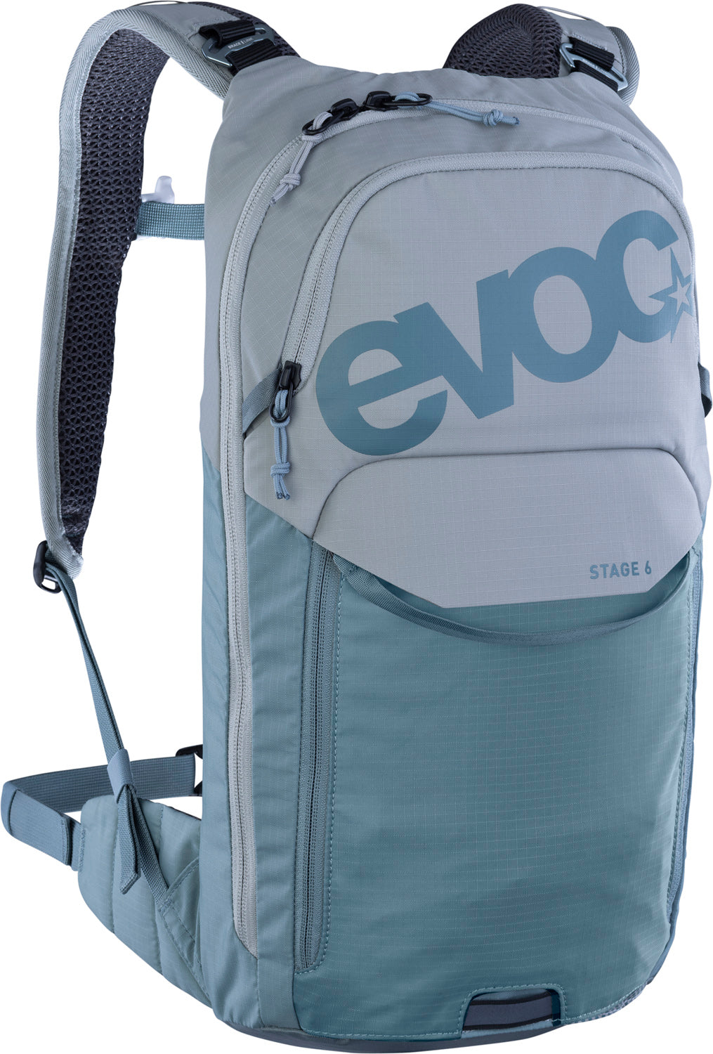 Stage 6 Rucksack + 2l Hydration Bladder - stone/steel