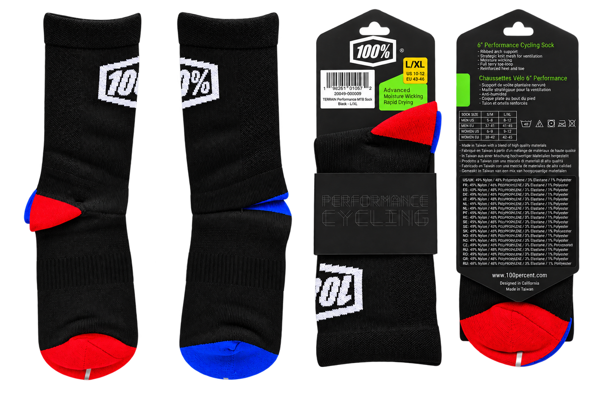 Chaussettes Terrain - black