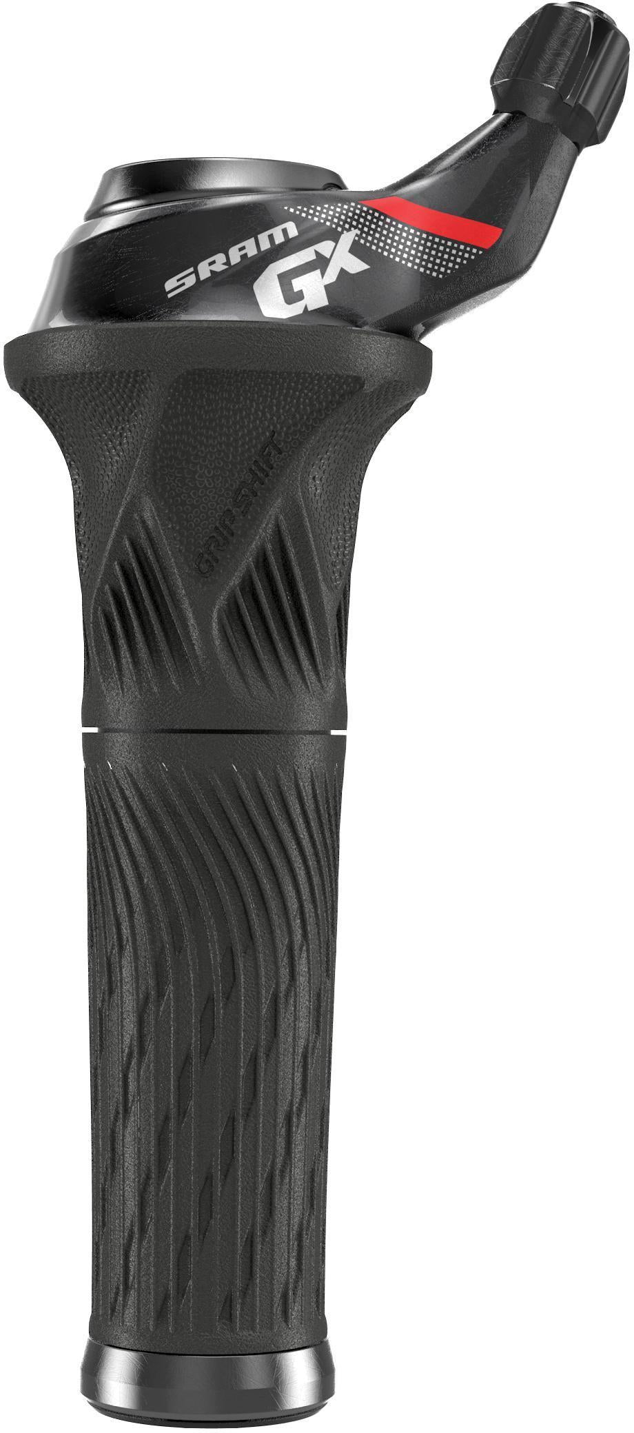 GX Drehgriffschalter, 2x11-fach - schwarz/rot