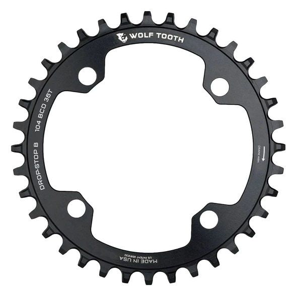Kettenblatt, 104 BCD Drop Stop B - black