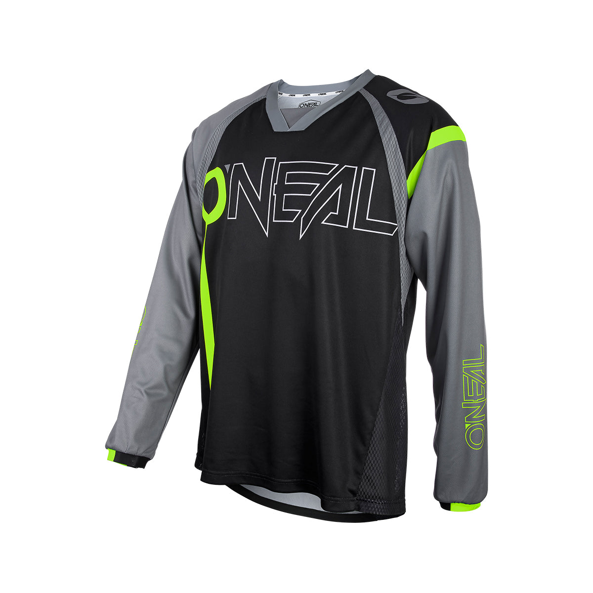 Element FR Hybrid - Langarm Trikot - Schwarz/Neongelb