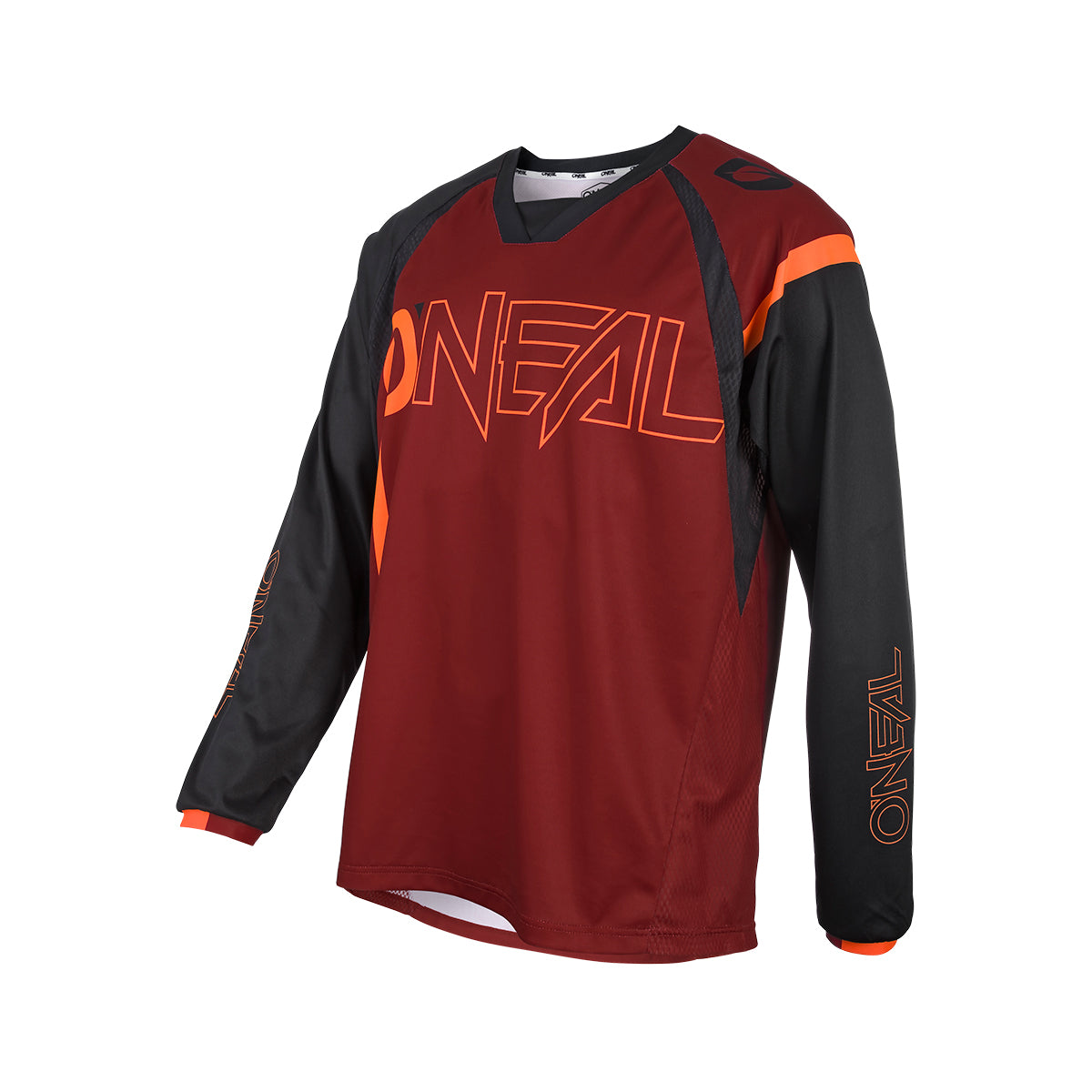 Element FR Hybrid - Langarm Trikot - Rot/Orange